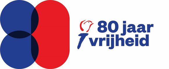 Logo 80 jaar vrijheid