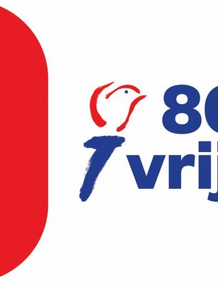 Logo 80 jaar vrijheid